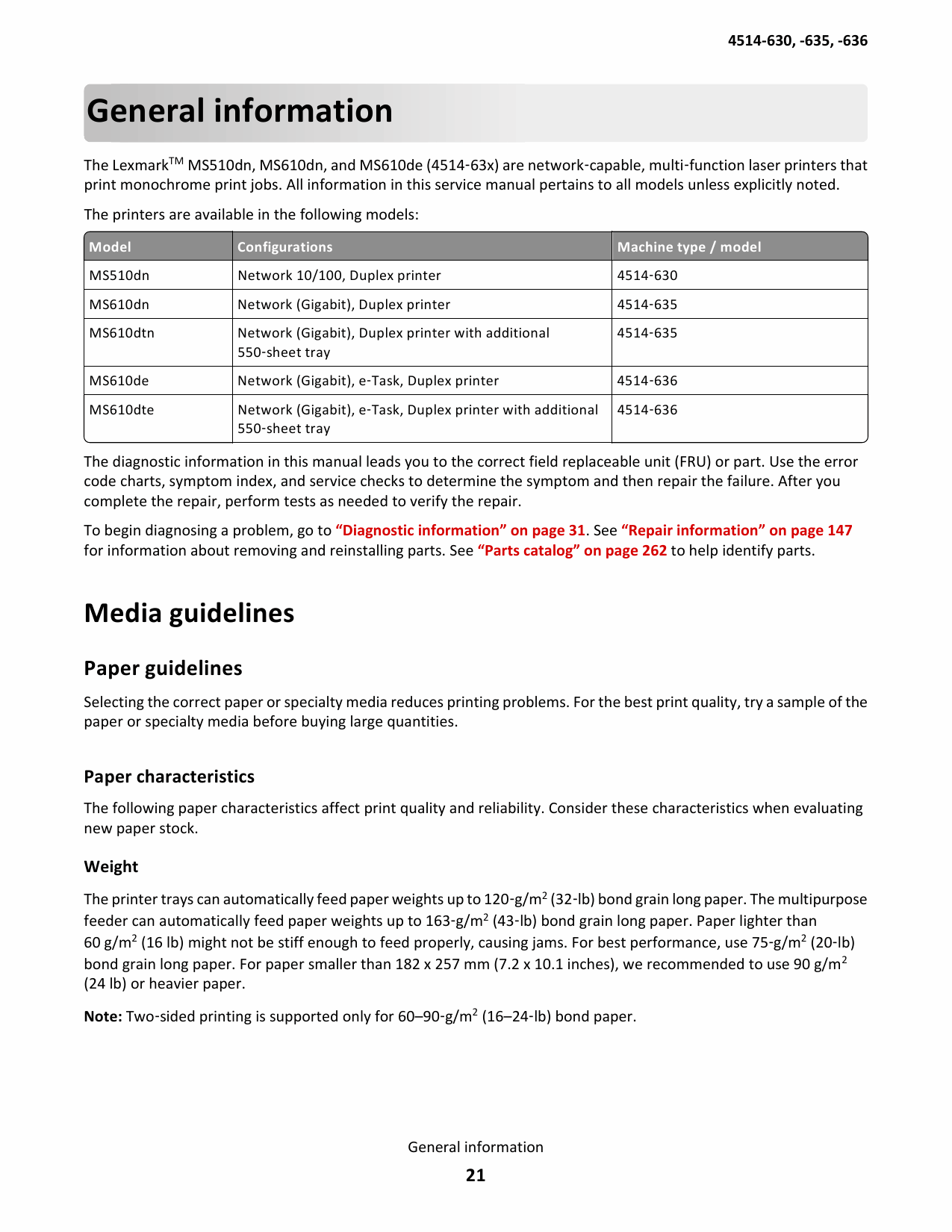 Lexmark MS MS510 MS610 4514 Service Manual-2